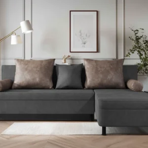 Coltar extensibil , gri + maro Ieftin